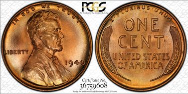 1940 1C MS67+ RD