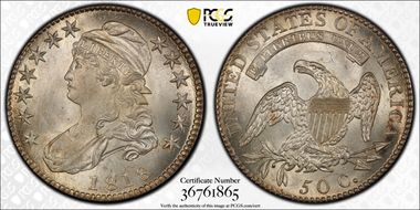 1818 50C MS65