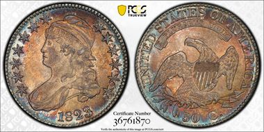 1823 50C MS63