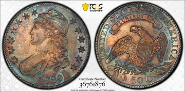 1829 50C MS64