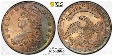 1833 50C MS63
