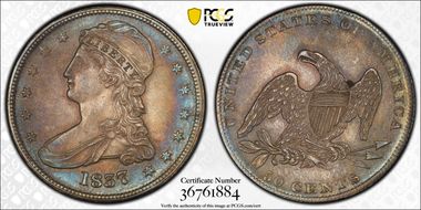 1837 50C MS64