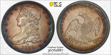 1839-O 50C MS62