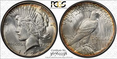 1923-D $1 MS64