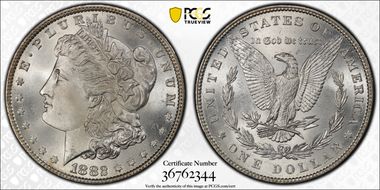 1882 $1 MS67