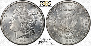 1904 $1 MS65