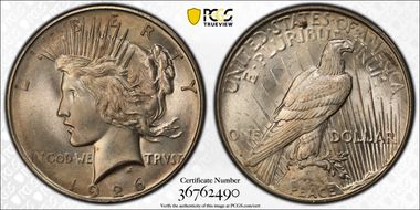 1926-D $1 MS65+