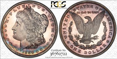 1886 $1 PR66CAM