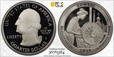 2019-S 25C Lowell NP First Strike PR70DCAM