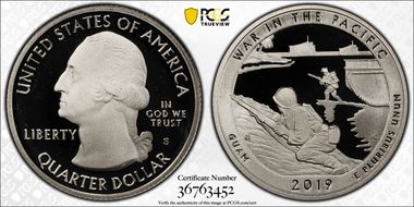 2019-S 25C War In the Pacific NP First Strike PR70DCAM