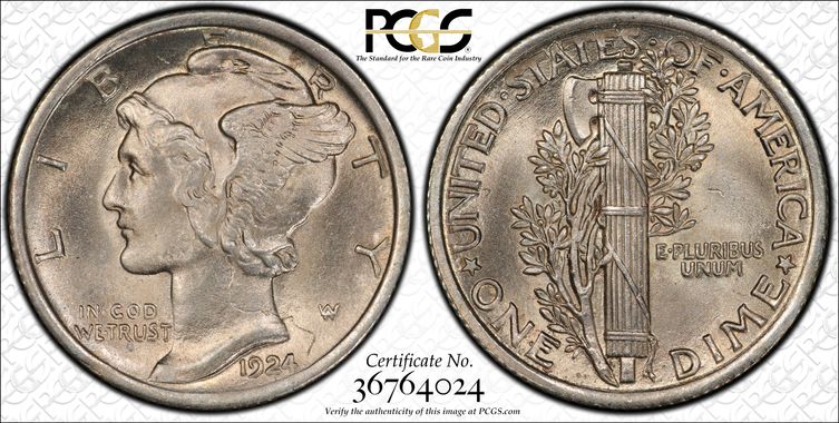 Cert 36764024 - Coin Image