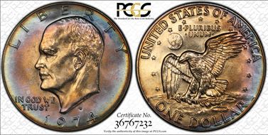 1974-D $1 MS65