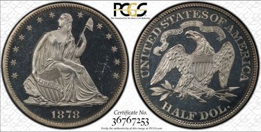 1878 50C PR64CAM