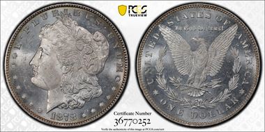 1878 7/8TF $1 VAM 41A MS63