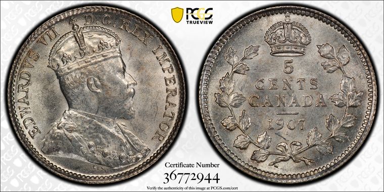 Cert 36772944 - Coin Image