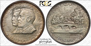 1937 50C Antietam MS67+