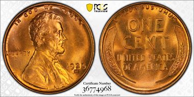 1935-S 1C MS67RD