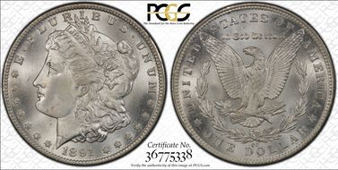 1891-CC $1 MS66