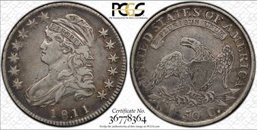 1811/10 50C VF25