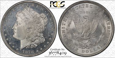 1878 8TF $1 MS66
