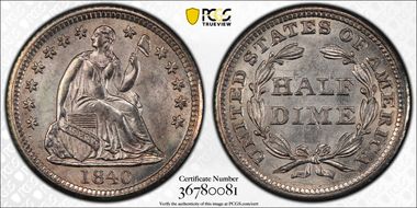 1840 H10C Drapery MS64