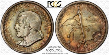 1936 50C Cleveland MS66
