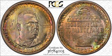 1946 50C Booker T. Washington MS66+