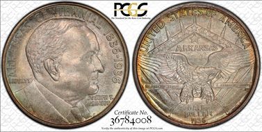 1936 50C Robinson MS66+