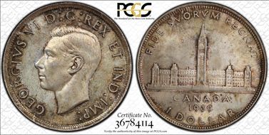 1939 S$1 MS64