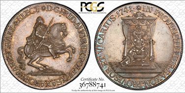 1741 1/2 Th Vicariat Issue MS63+