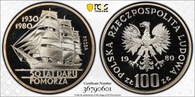 1980 MW P100 Zl Par-P399a Proba SP69