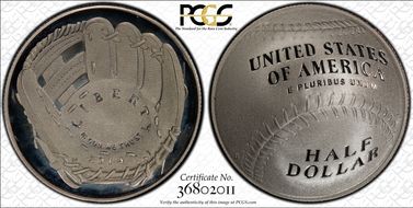 2014-S 50C Baseball Hall of Fame PR69DCAM