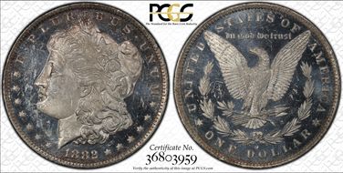 1882-O $1 MS62DMPL