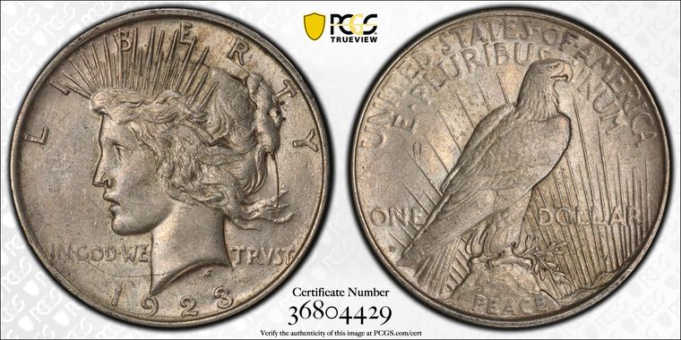 Cert 36804429 - Coin Image