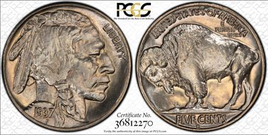 1937-D 5C MS67+