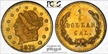 1871 G25C BG-813 MS62