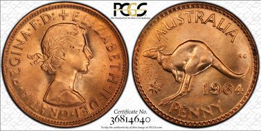 1964 (m) 1D MS65RD