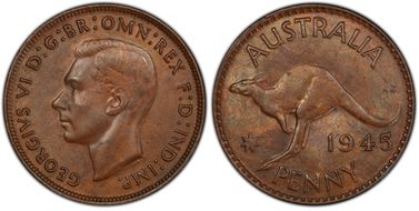 1945 Y. (p) 1D MS62BN