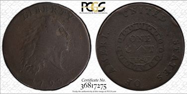 1793 1C Chain, AMERI. F12BN