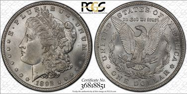 1892-O $1 MS64+