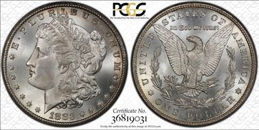 1883-CC $1 MS66