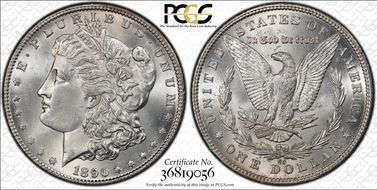 1890-CC $1 MS64