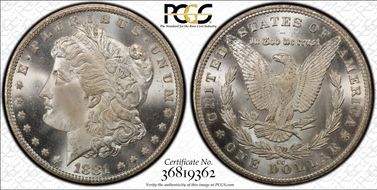 1881-CC $1 MS66+