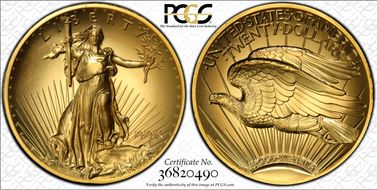 2009 $20 Ultra High Relief MS70