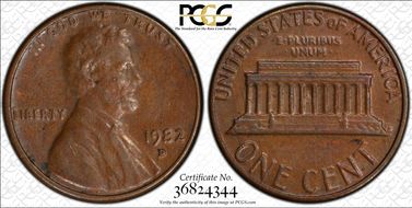 1982-D 1C Bronze AU53BN