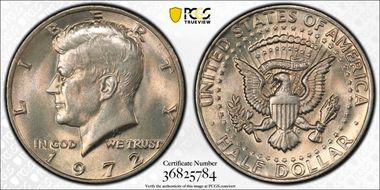 1972 50C MS67