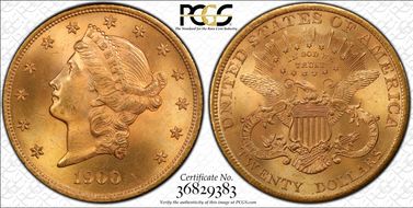 1900 $20 MS65+
