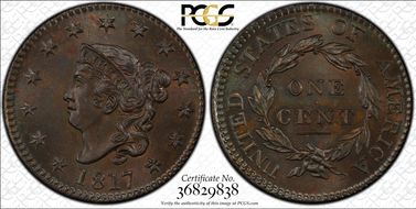 1817 1C 13 Stars MS66BN