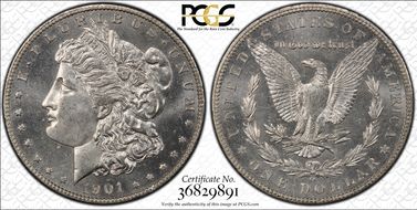 1901-O $1 MS66+