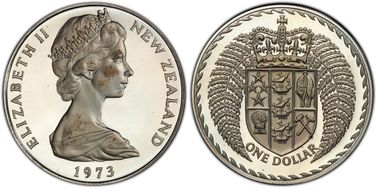 1973 $1 PR67DCAM